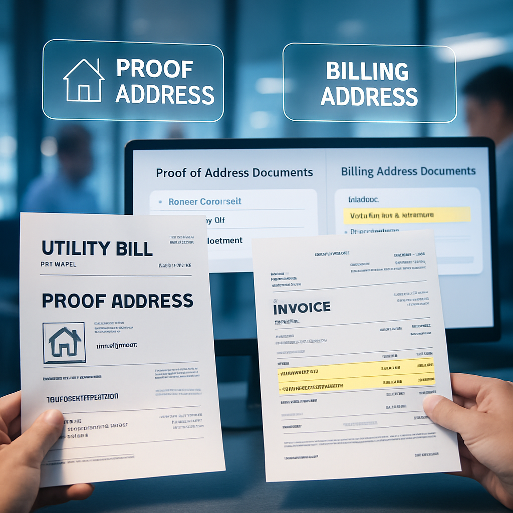 "Proof of Address" vs. "Billing Address": Don't Make This Costly Mistake